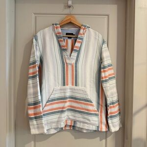 Pendleton Surf Stripe Baja Hooded Pullover Women’s Size Small